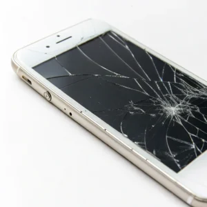 black leather handbag with gold accents