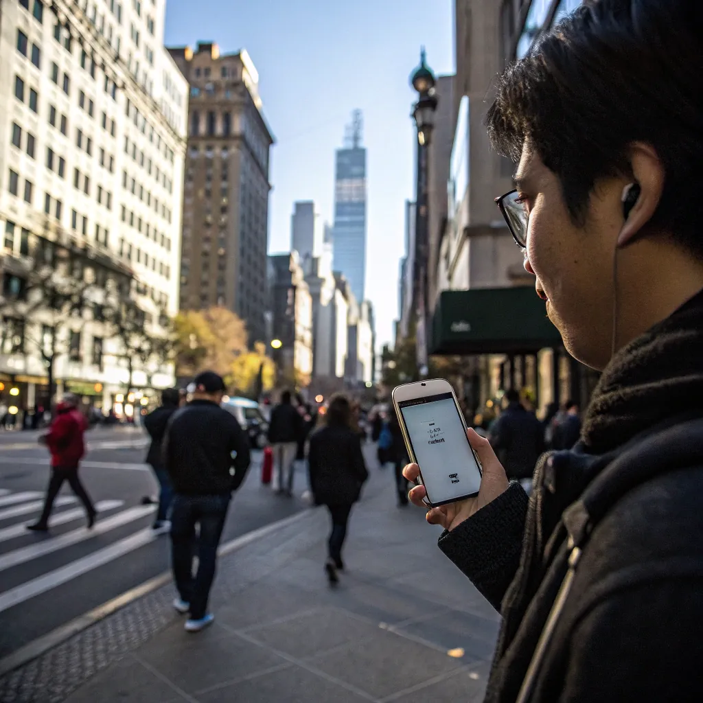 A technician inspecting the internal components of an iPhone logic board